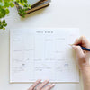 This week - weekly planner notepad