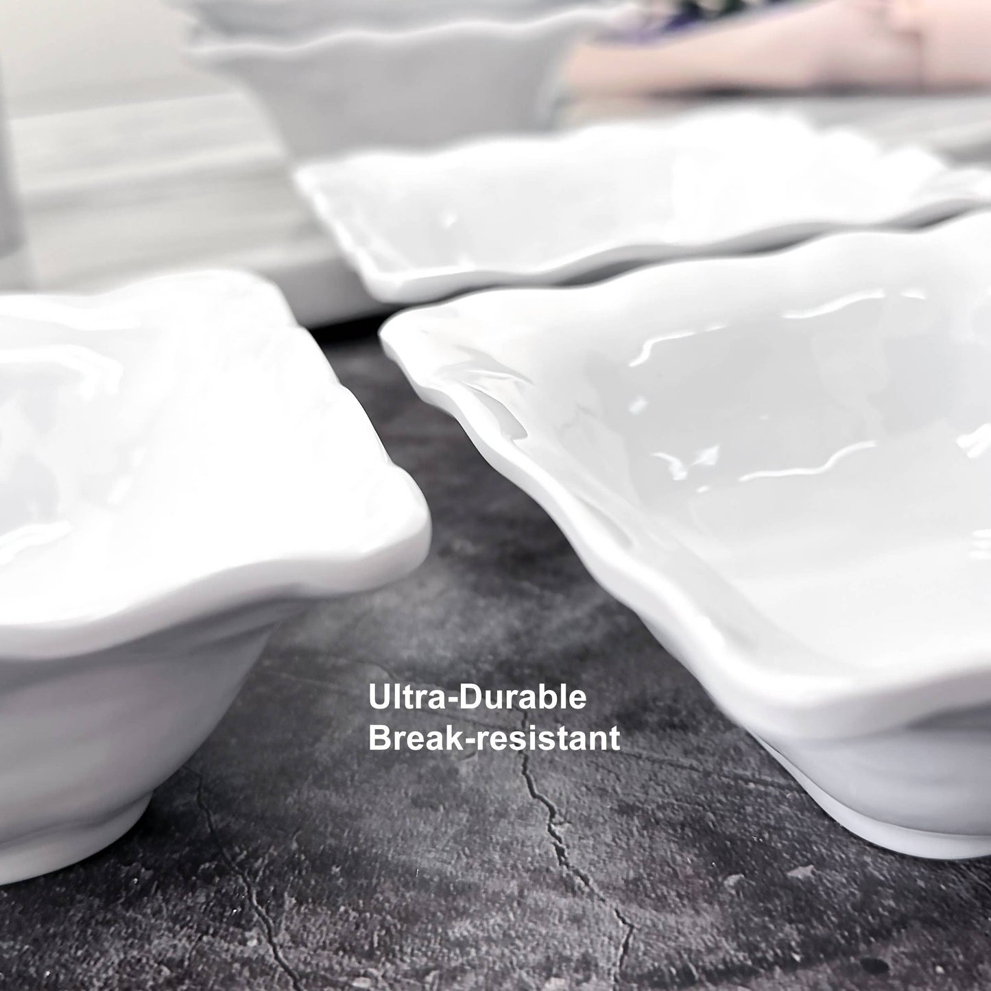 White 5" Melamine Dip Bowl