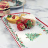 Christmas Tree Melamine Rectangle Tray -15"
