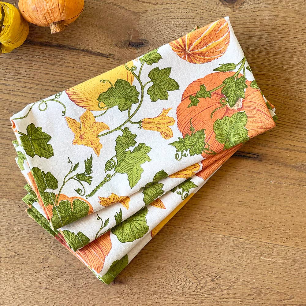 Pumpkin Field Napkin S/4