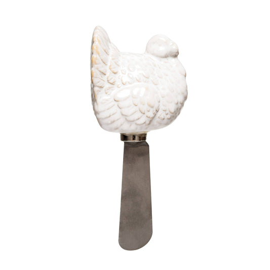 White Turkey Thanksgiving Cheese Spreader