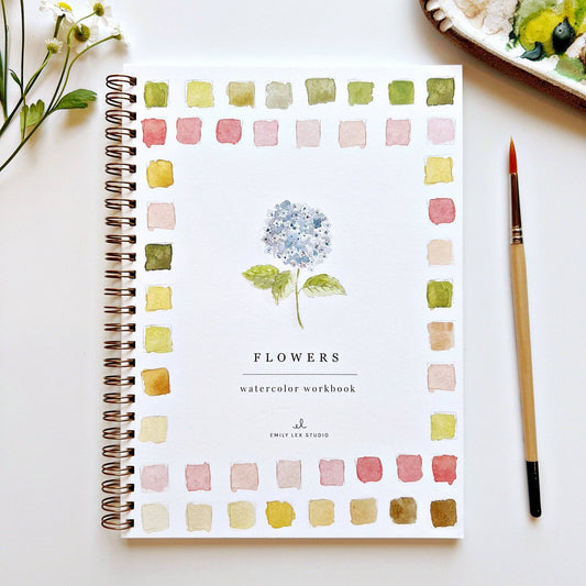 Watercolor Workbook - FLOWERS