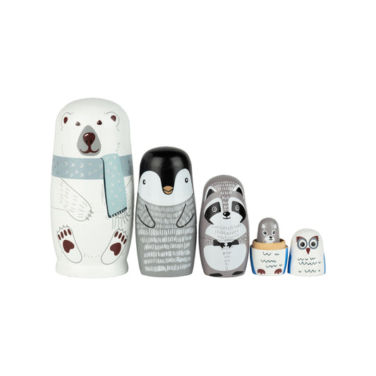 Northern Animals Nesting Dolls