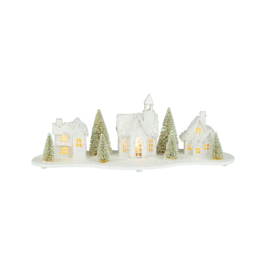 14" LED Christmas Village