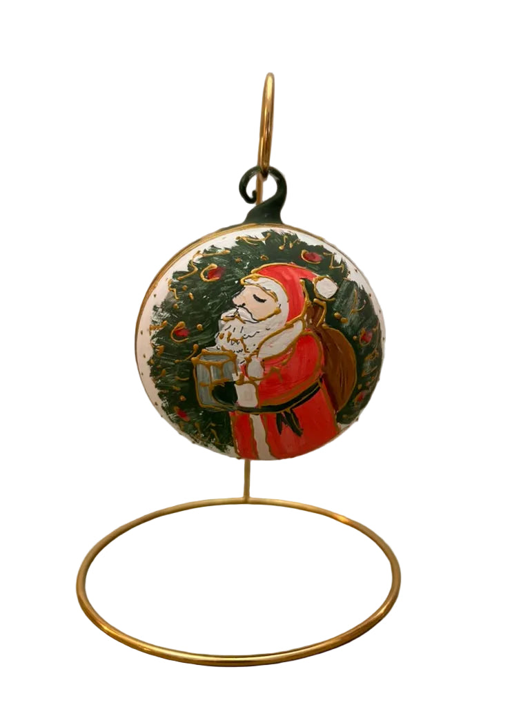 4" Santa Ornament