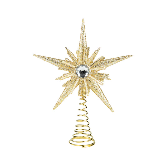 6" Gold Star Mini Tree Topper