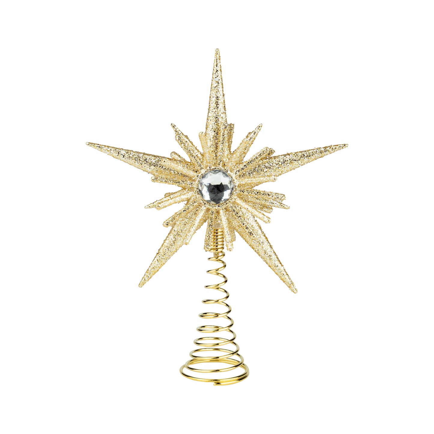 6" Gold Star Mini Tree Topper