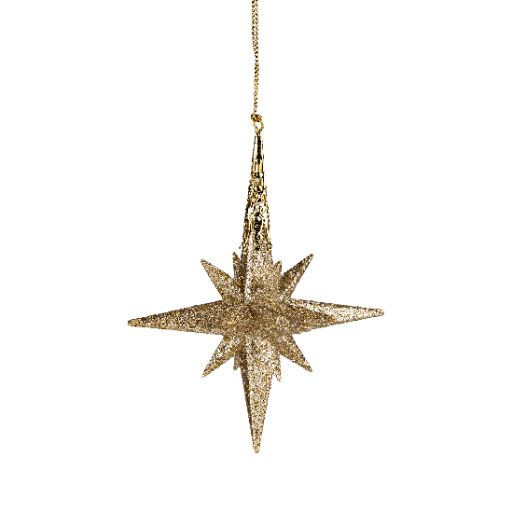 4.25" Gold Moravian Star Ornament