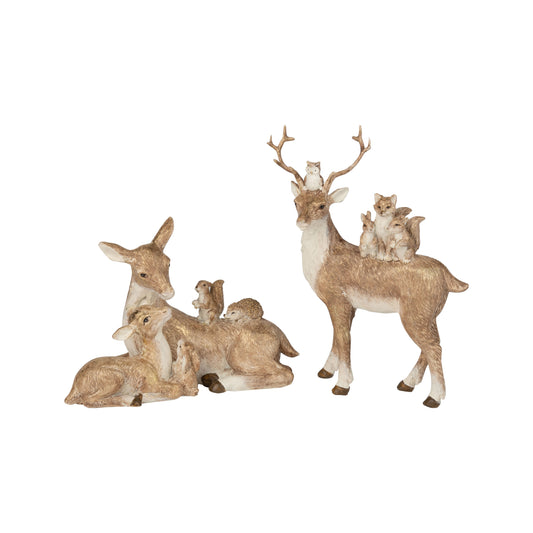 Set of Woodland Friends Figurines