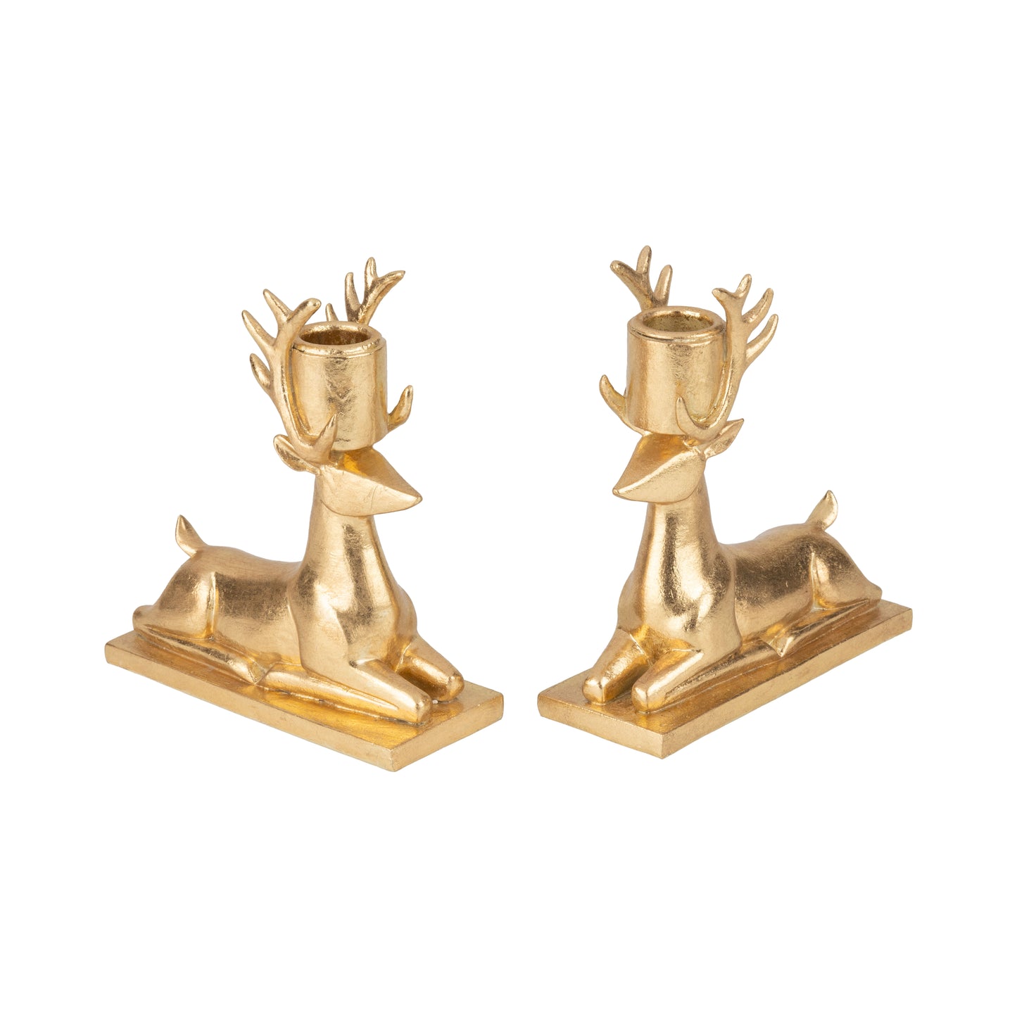 Pair of Stag Candlesticks