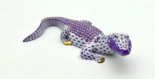 Herend Alligator Lavender