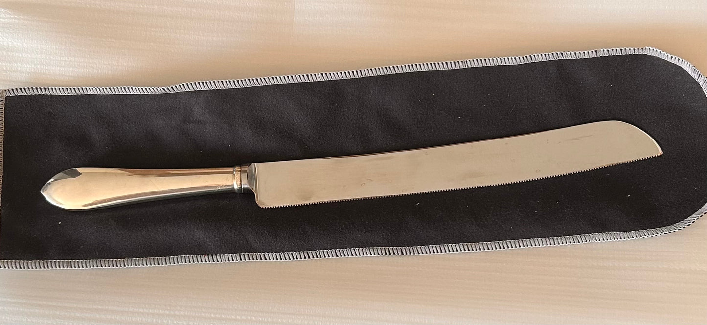 Vintage Sterling Handle Cake Knife