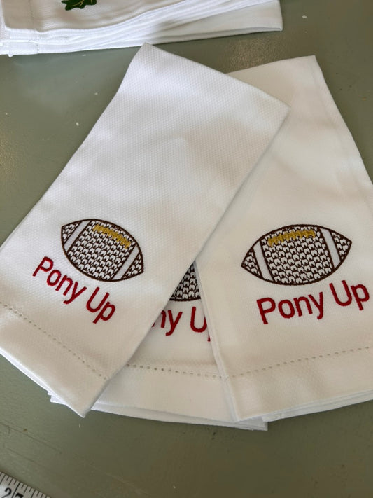 SMU "Pony Up" Football Huck Towel