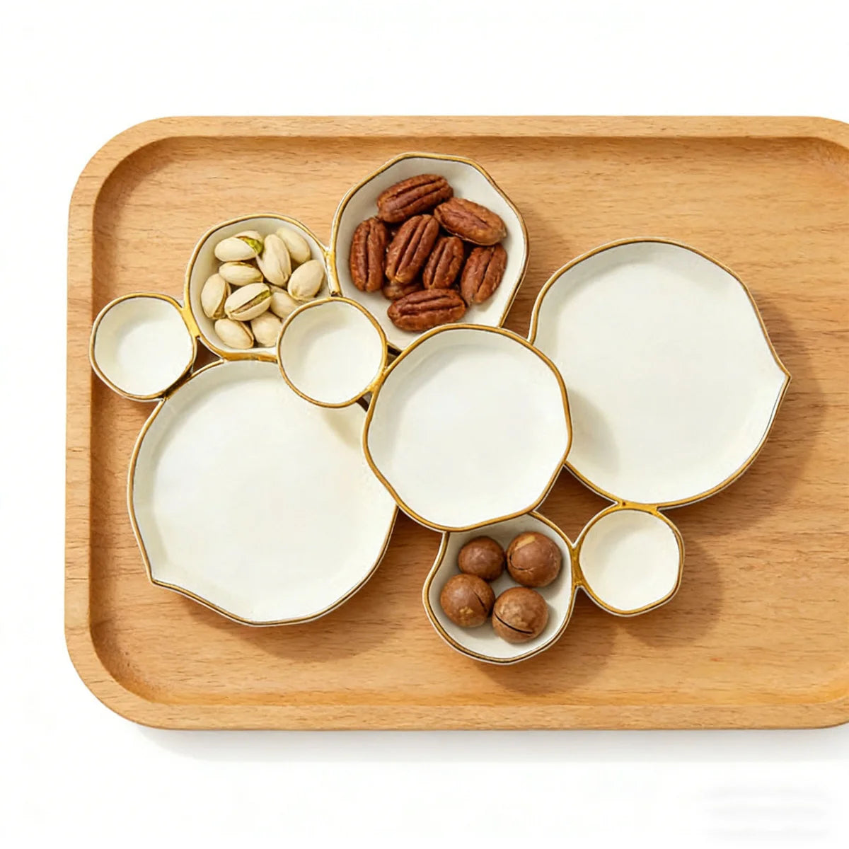 Cluster of 8 Small Charcuterie Serving Bowls