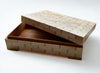 Bone / Brass Inlay Box - 16" x 10"