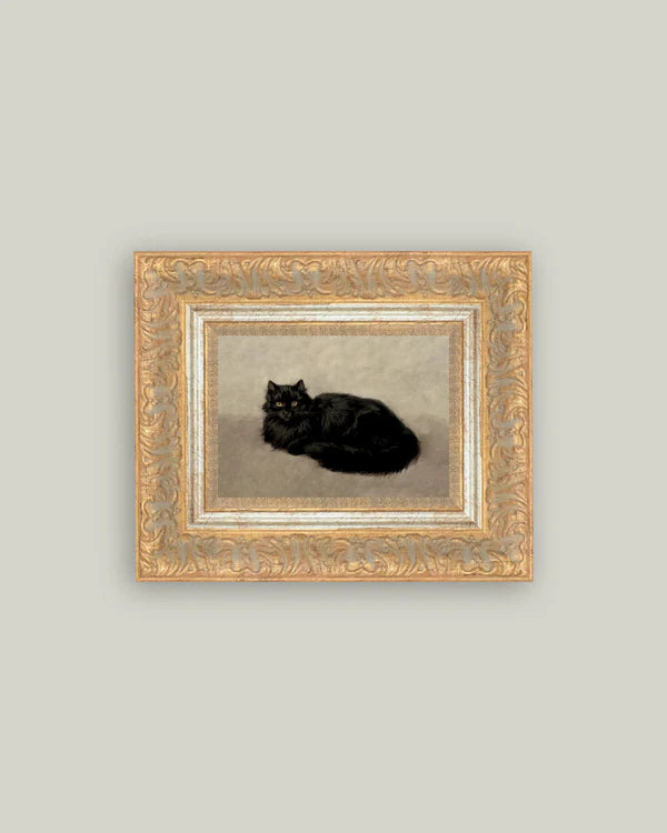 Black Cat Vintage Print - 2 Sizes