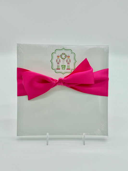 2 Nutcracker Pink Notepad 8x8