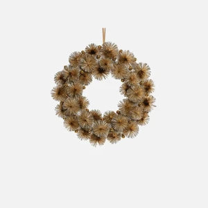 Festive Fiber Blend Wreath - 17.75 in