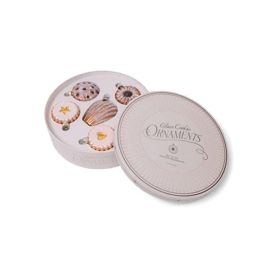 Glass Cookie Ornament Set
