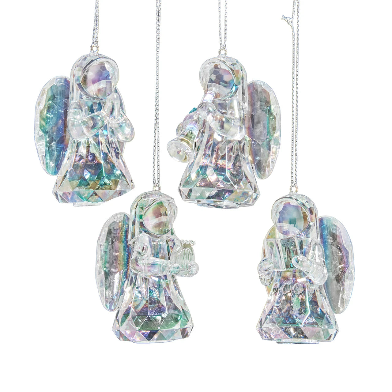 2.5" Acrylic Angel Ornament ASST