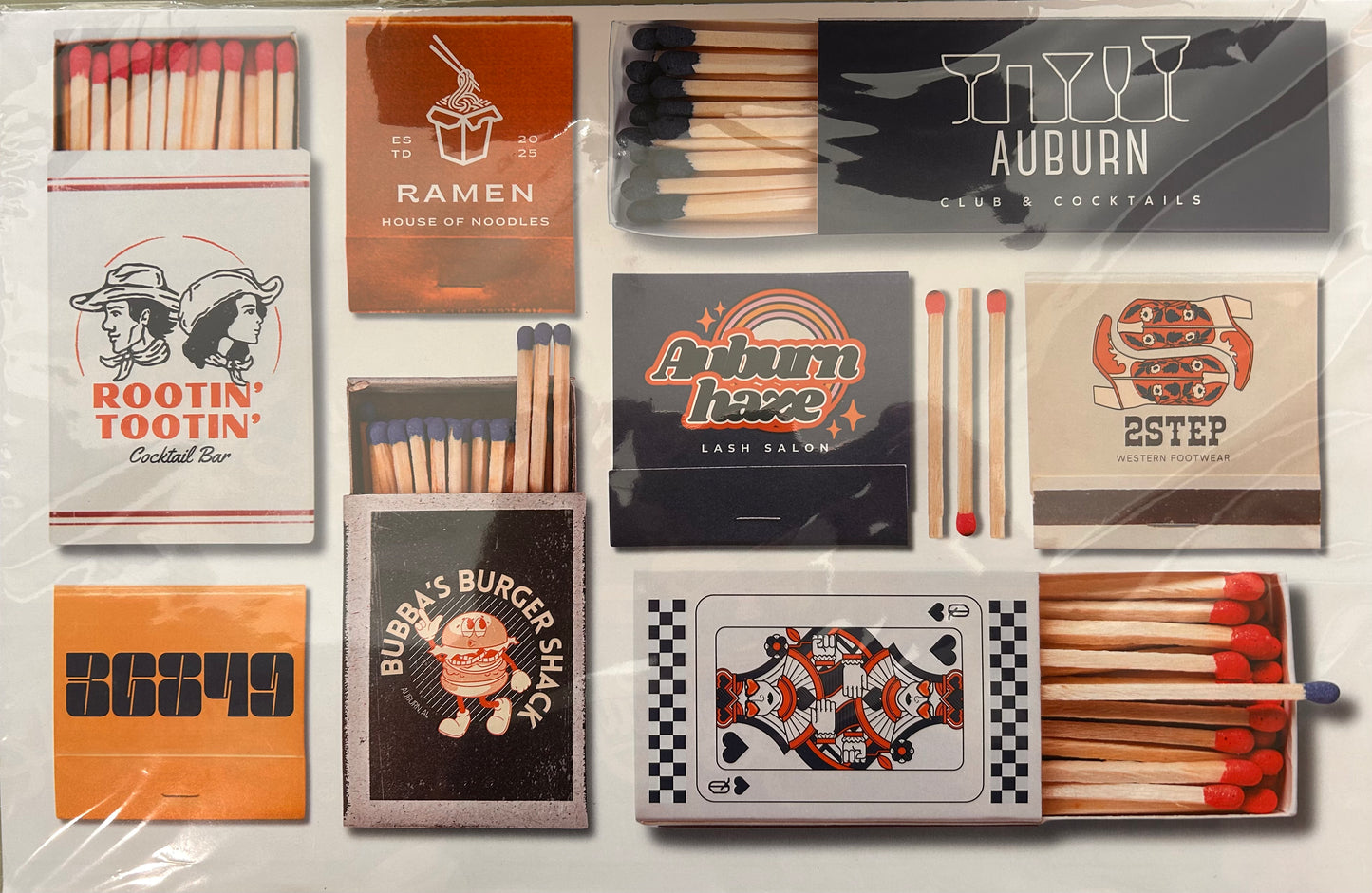 Acrylic Tray Inserts-gameday "Auburn"