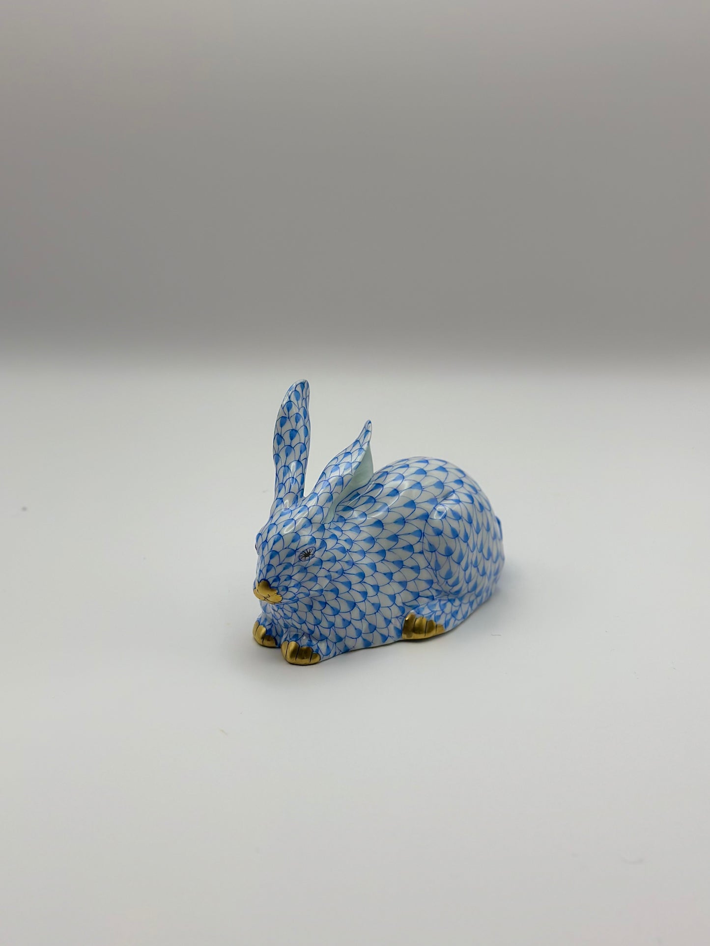 Rabbit Lying Down Blue