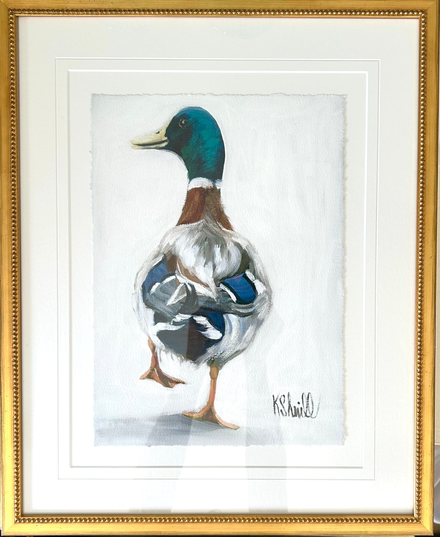Mallard Walking Away - Framed Print