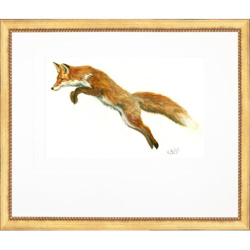 Fox Leaping