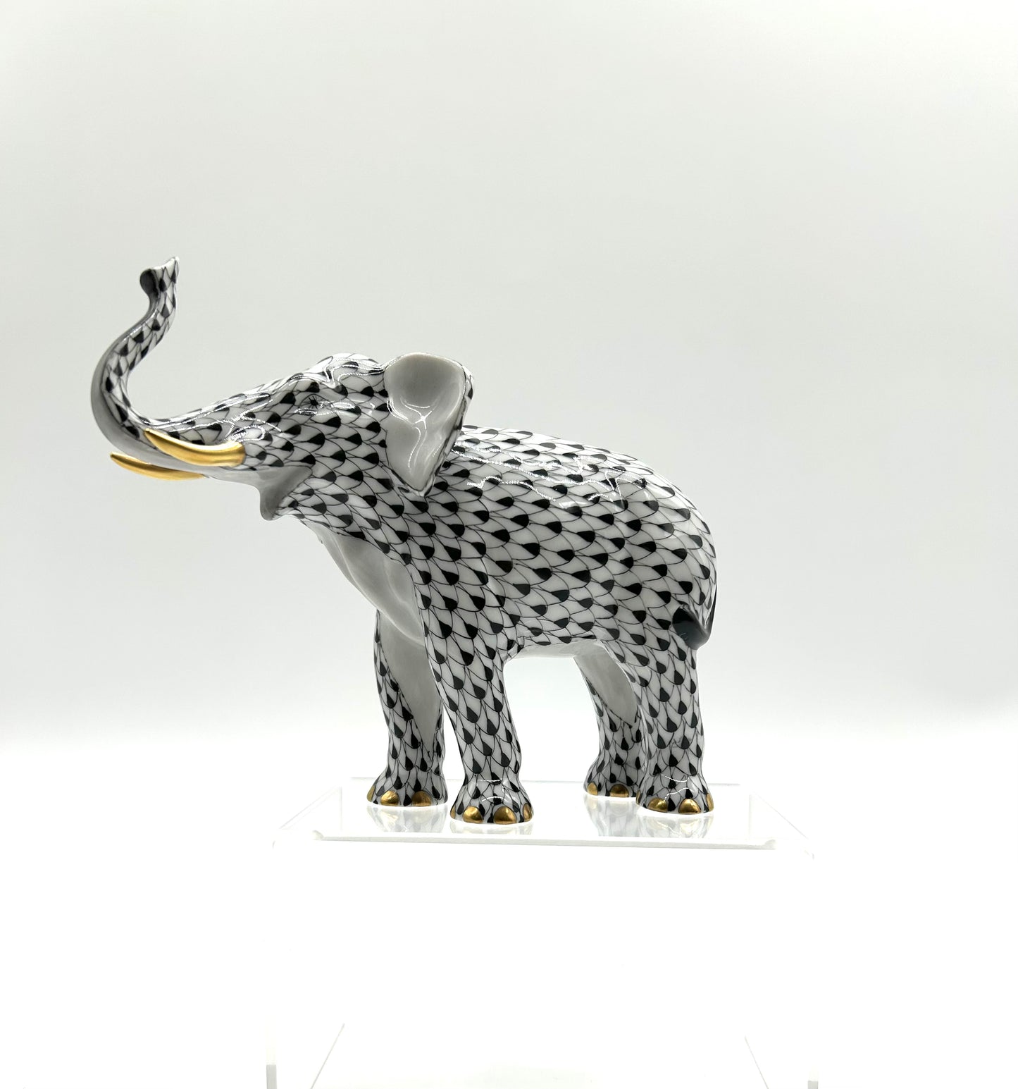 Lucky Black 5” Elephant