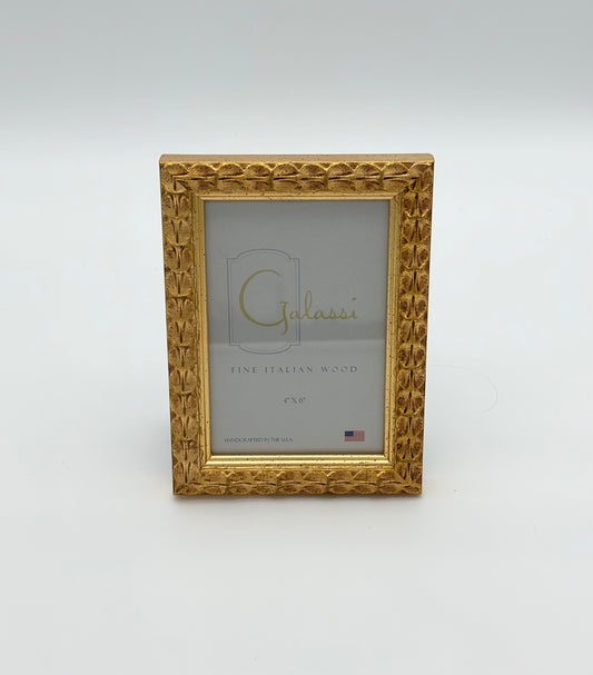 Gold Water Lily Frame 4x6