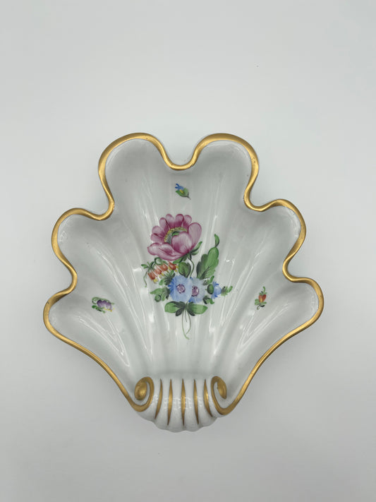 Large Shell Dish Floral