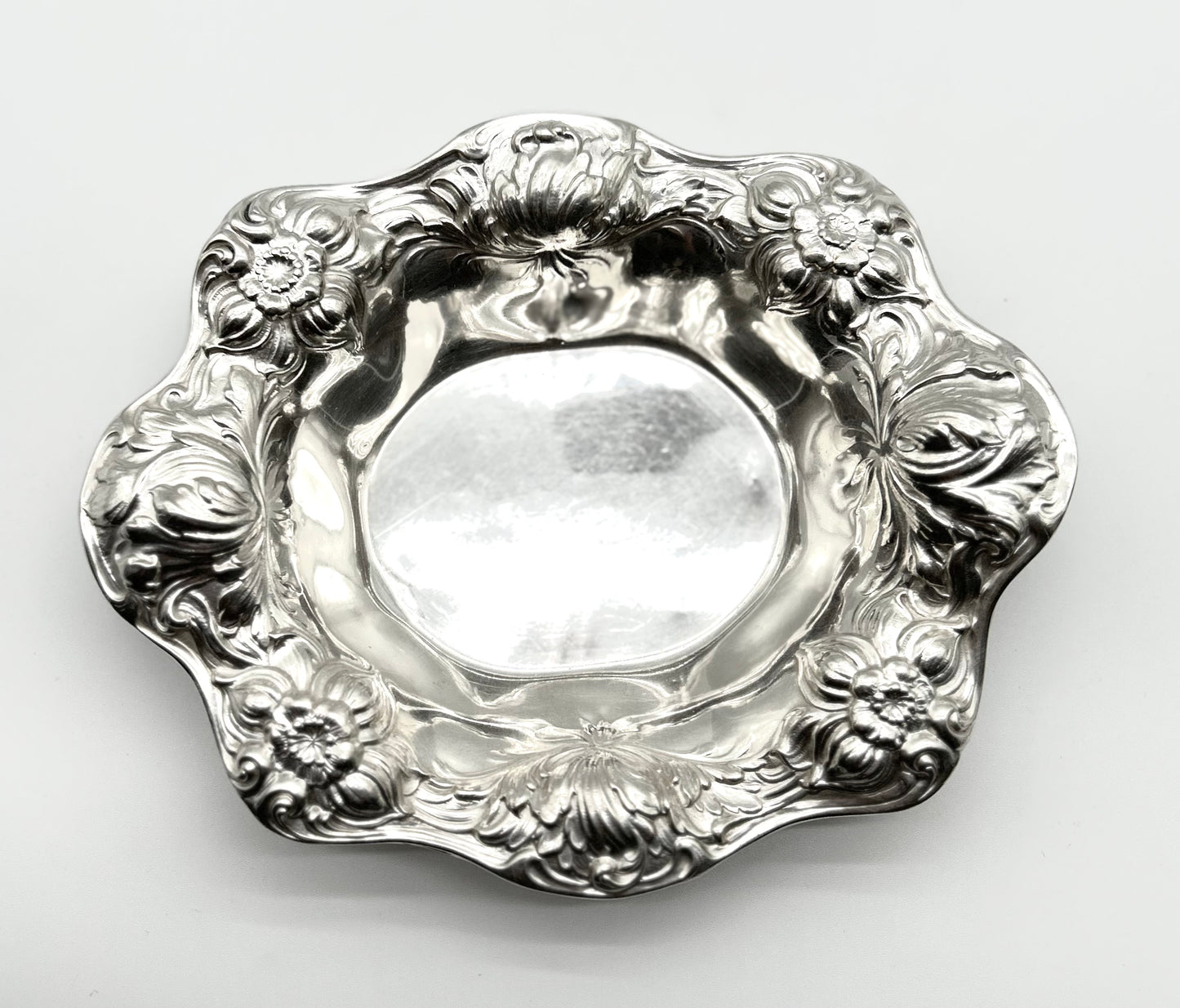 Gorham Sterling 7” Nut Dish