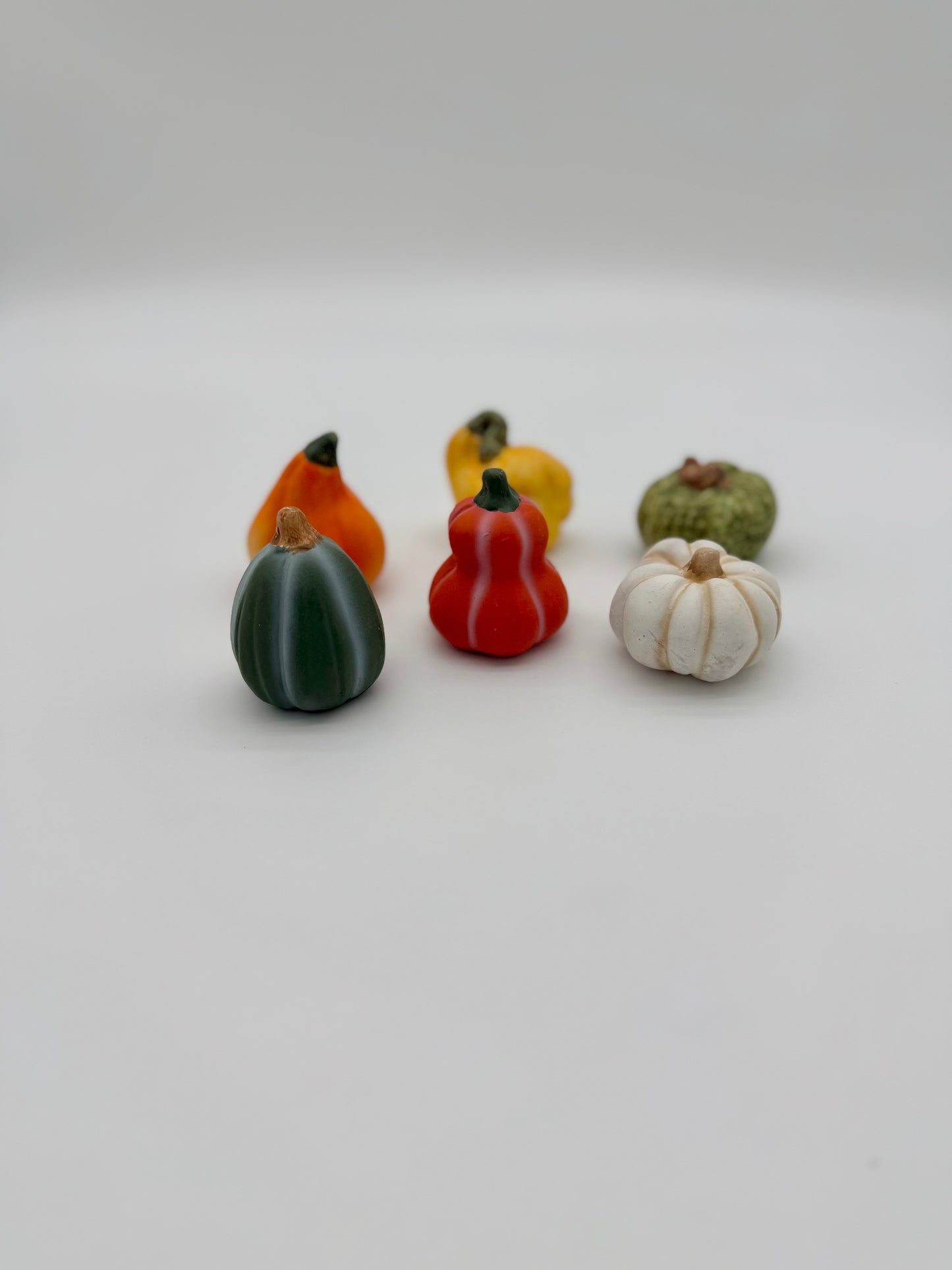 Set of 6 asst. pumpkins