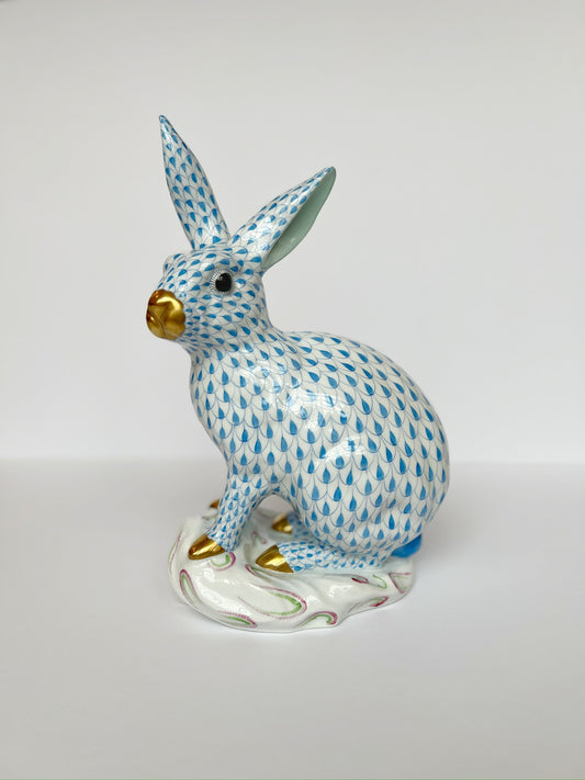 Large Rabbit on Base, Blue