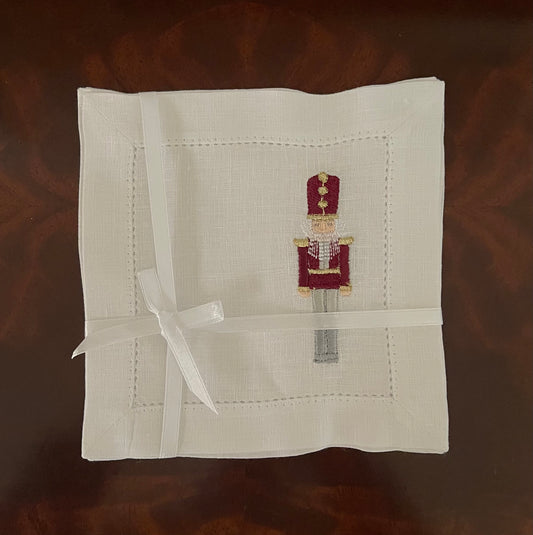 Nutcracker Cocktail Napkin, Set of 4