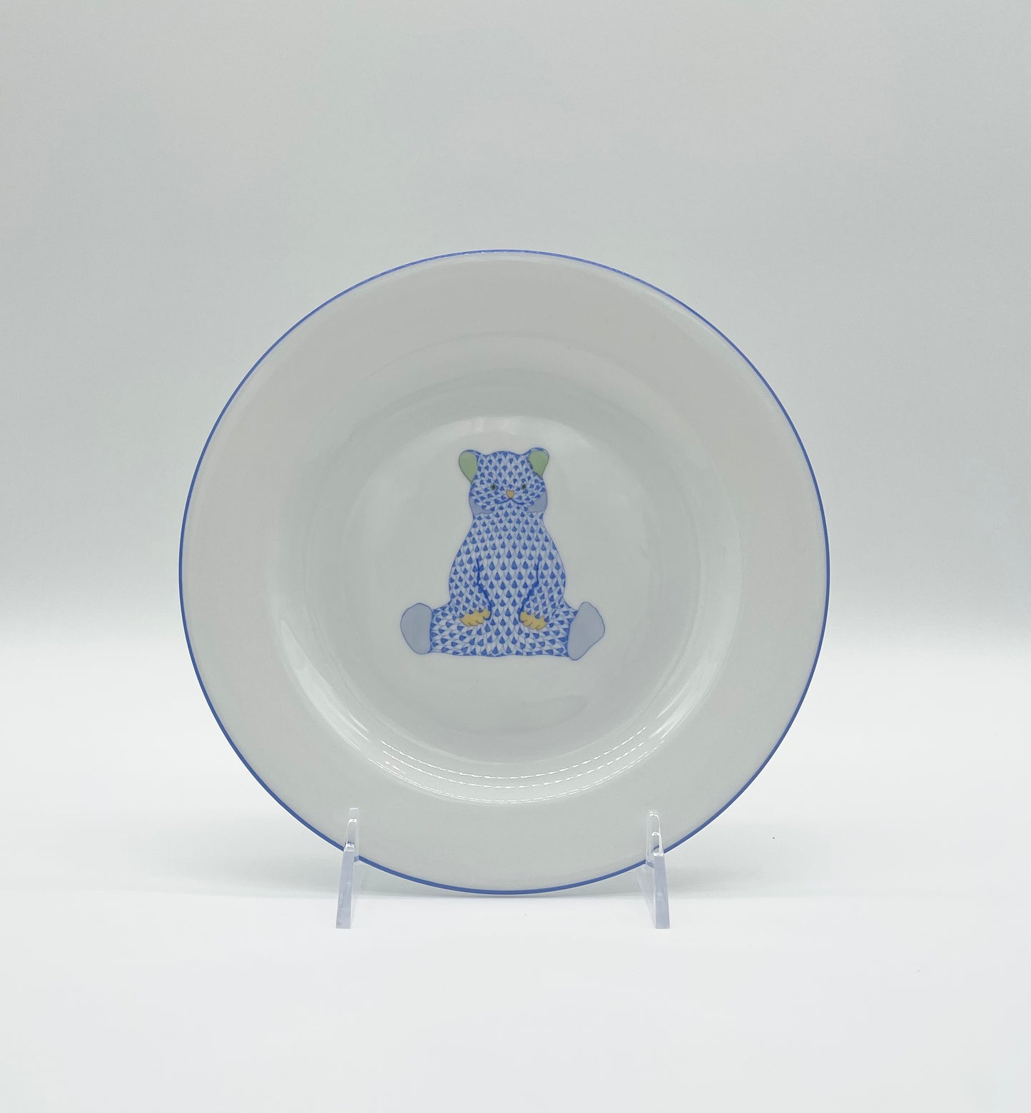 Child Set: Plate, Bowl, Cup Blue