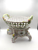 Indian Basket Centerpiece w/ Green Handles
