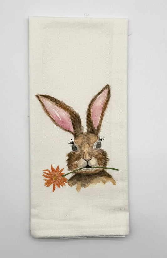 Hoppy Easter Dish Towel