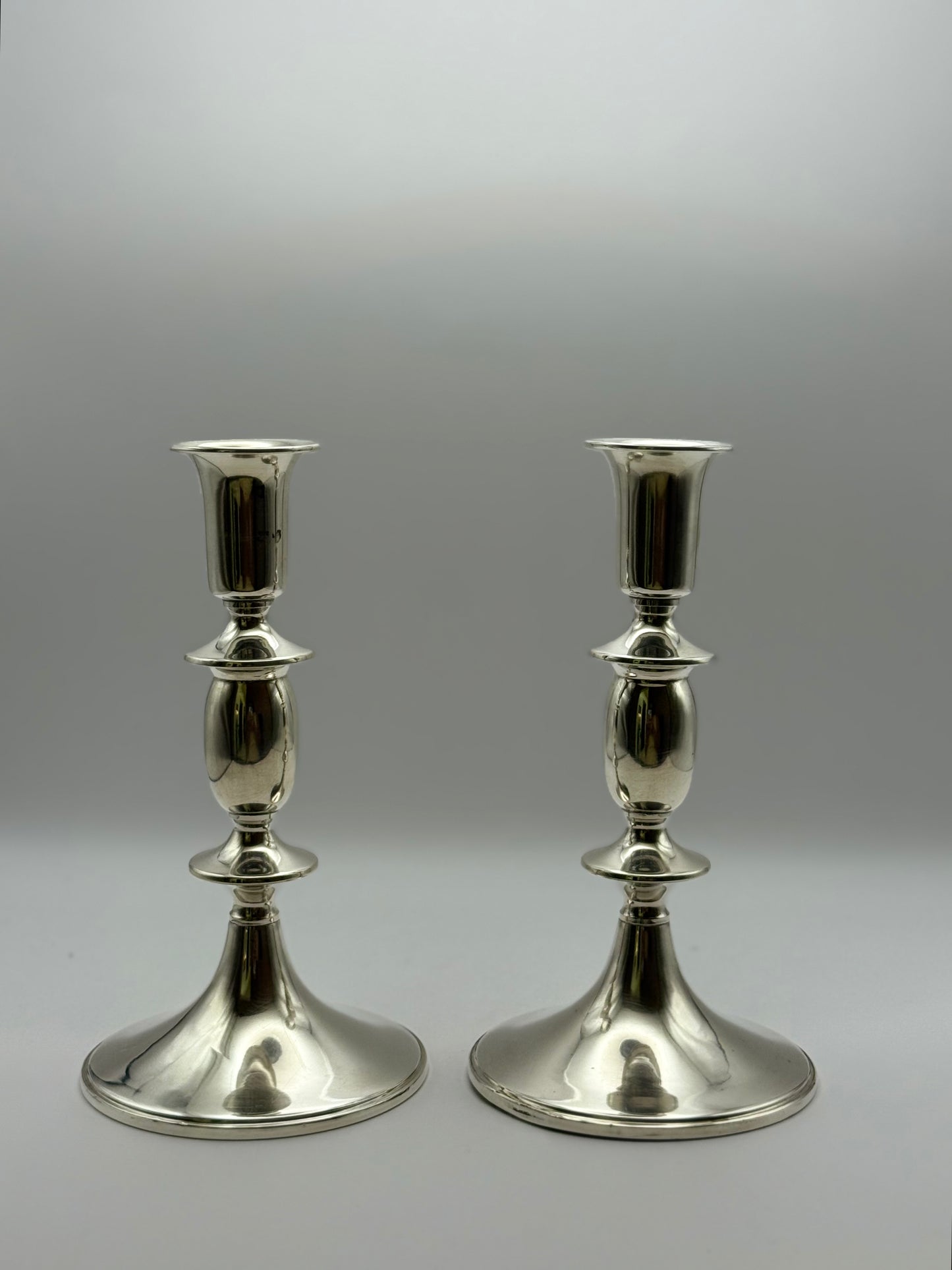 Vintage Sterling Duchin 7" Pair of Candlesticks