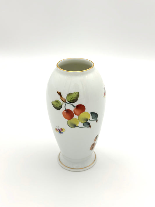 Fruit & Flowers 7" Vase