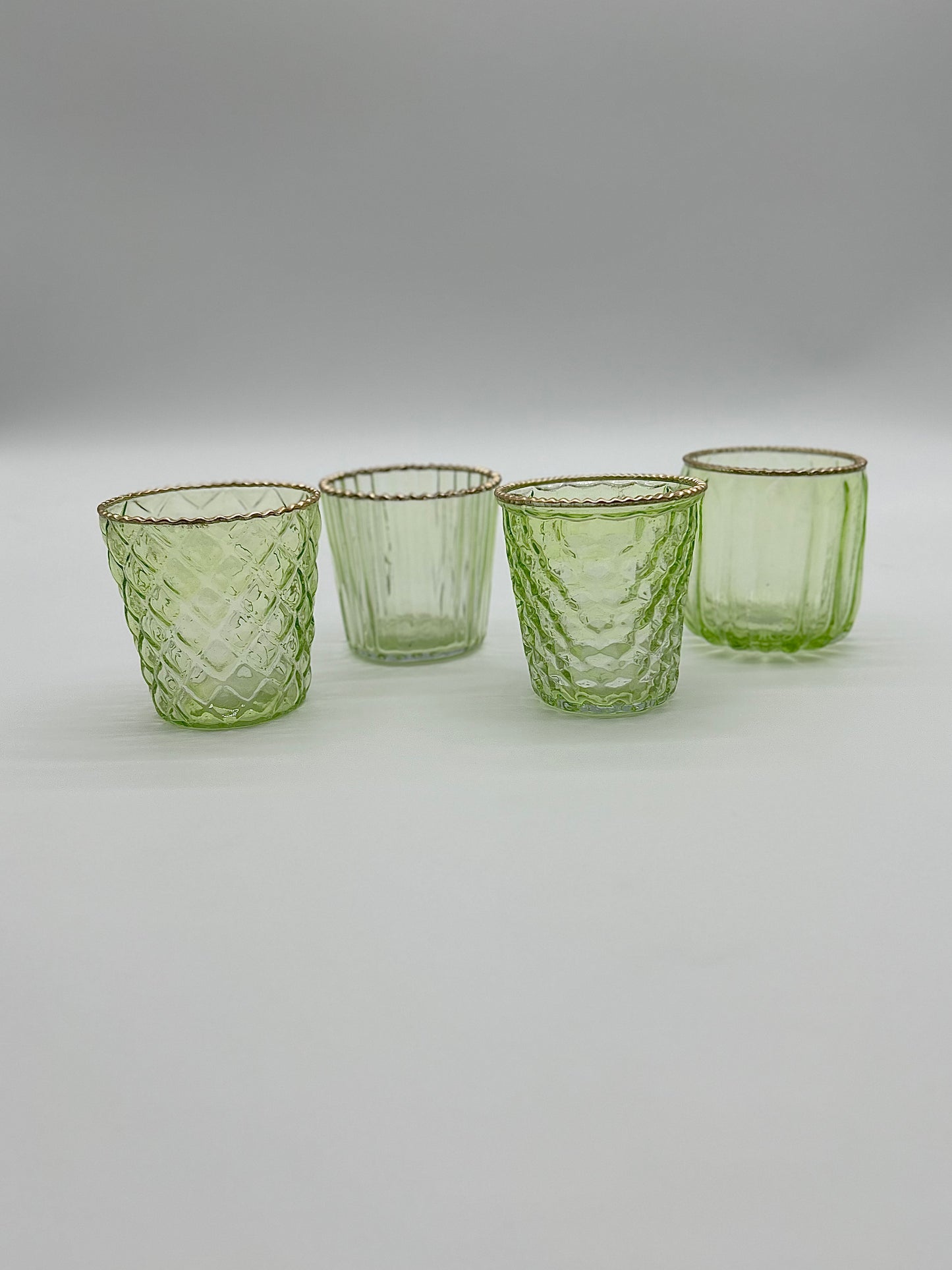 3" Gold Rim Votive