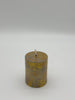 CalmFlame Antique Gold Pillar, 3x4