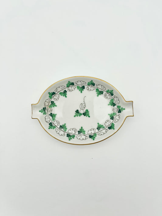 Trinket Dish 4” Green Persil