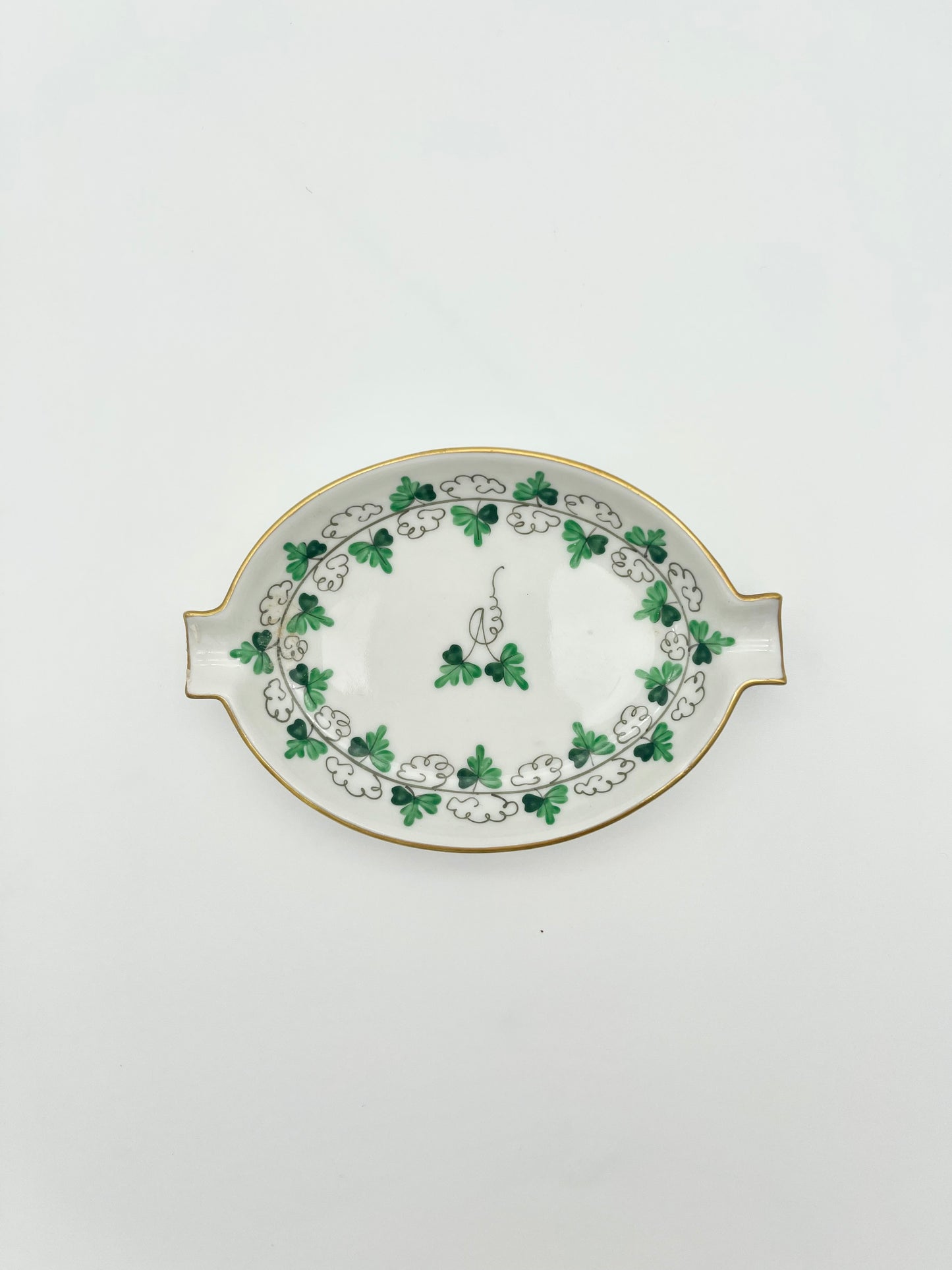 Trinket Dish 4” Green Persil