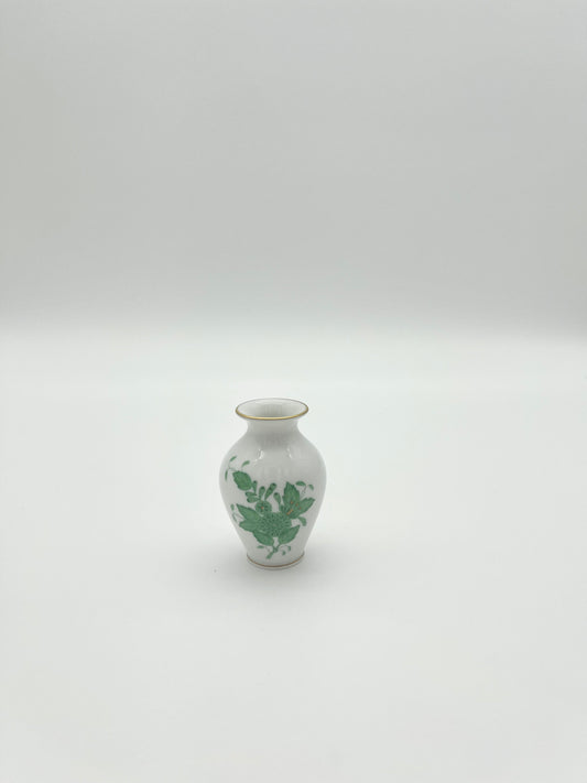 Miniature Vase Chinese Bouquet Green A