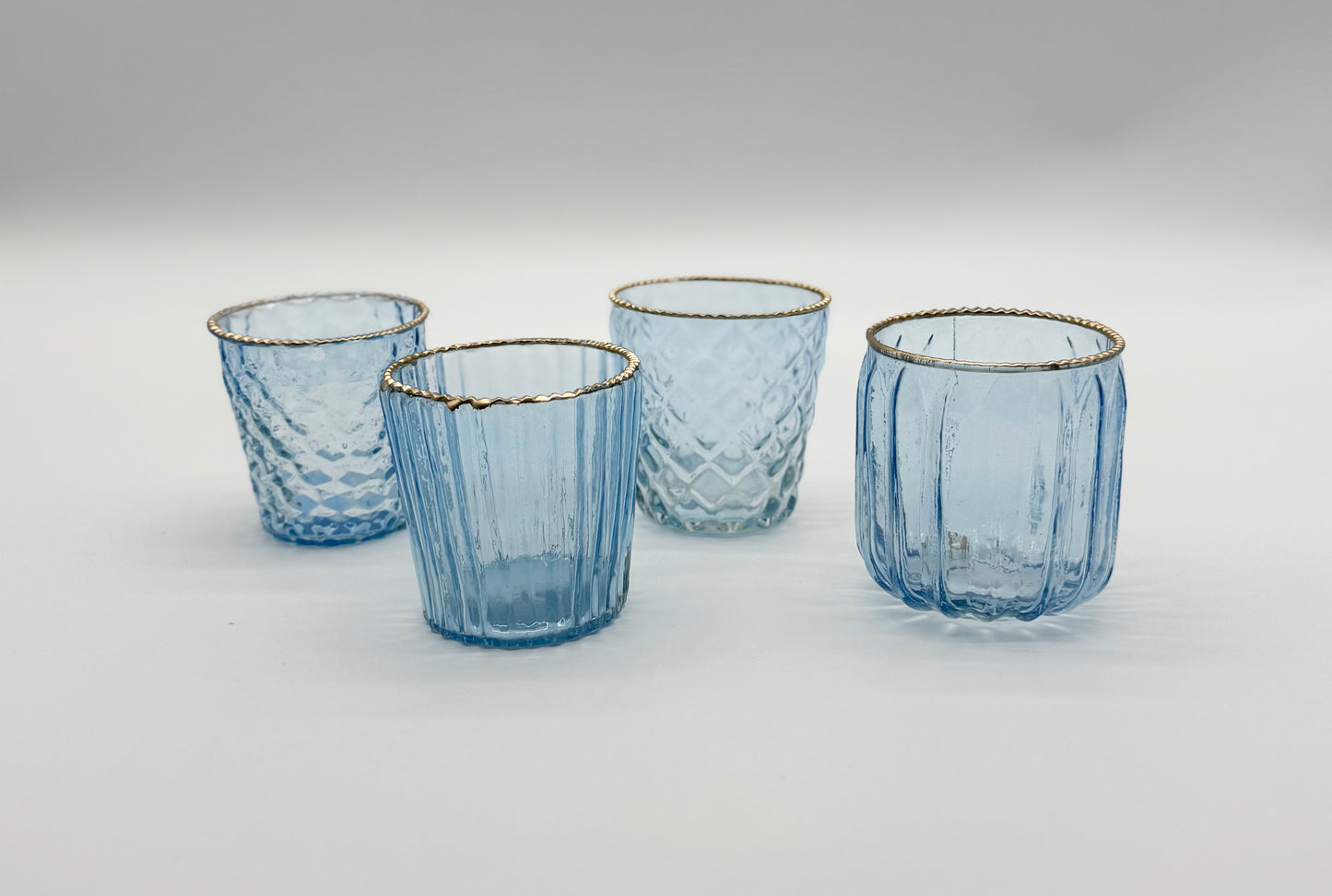 3" Gold Rim Votive