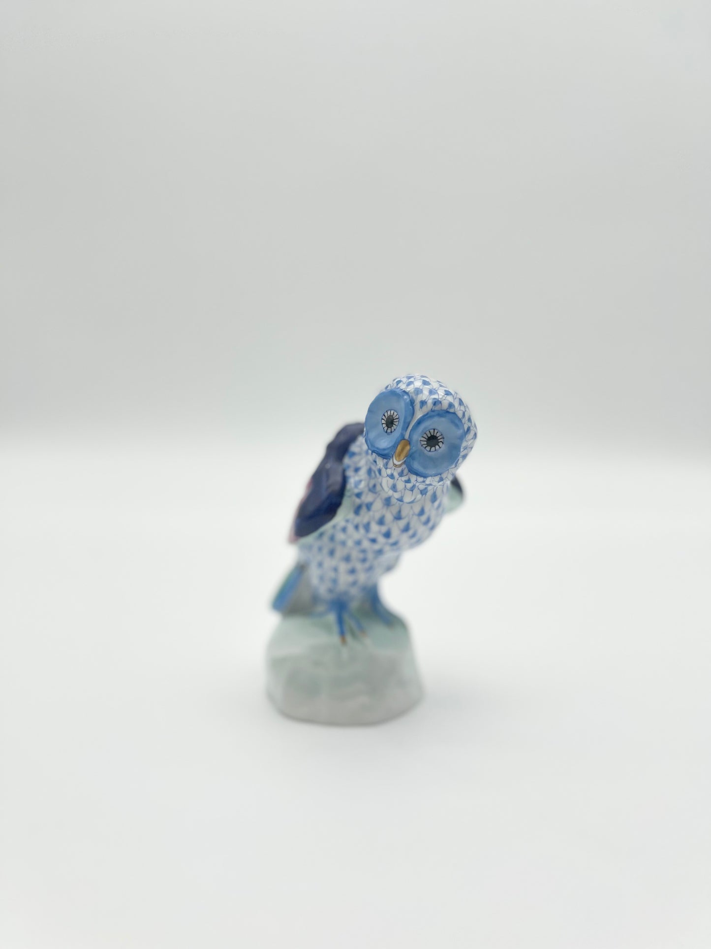 Owl Large Blue