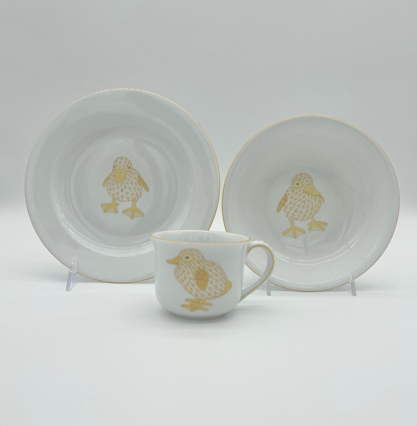 Child Set: Plate, Bowl, Cup Yellow