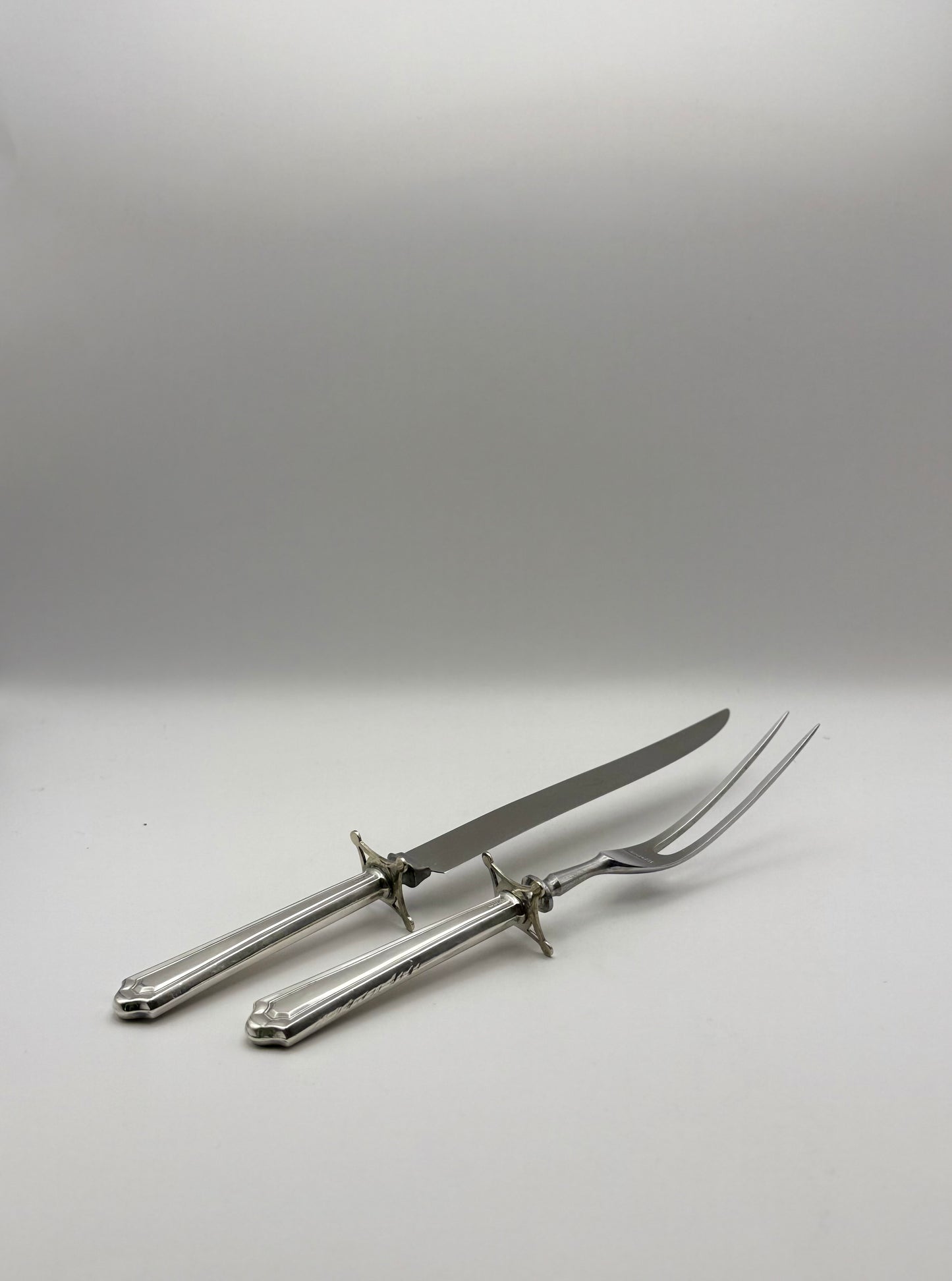 Vintage Sterling Silver Carving Set