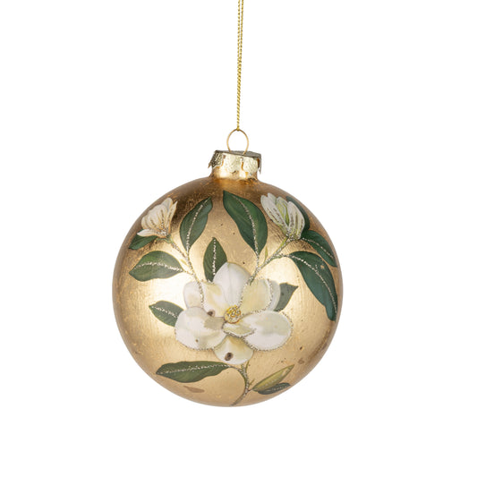Magnolia 4" Ball Ornament